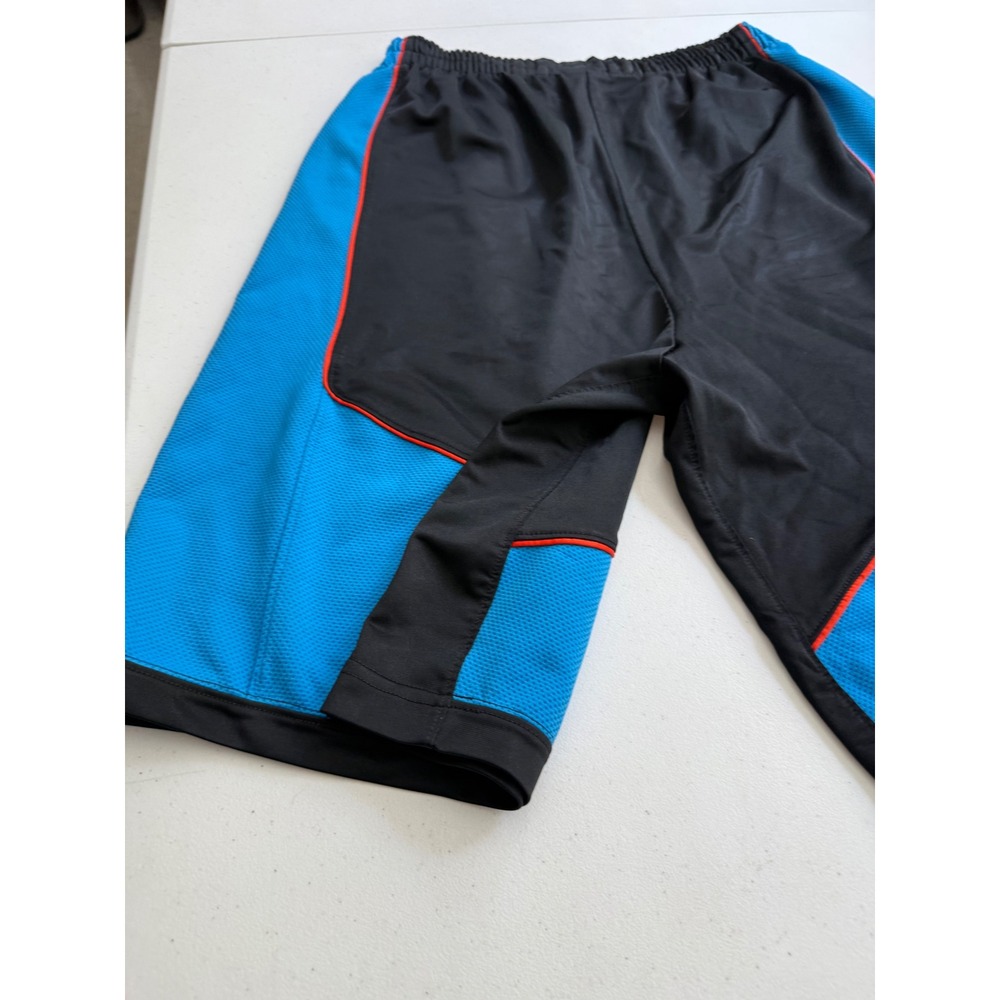 Air Jordan Basketball Shorts Men's Large Blue Black Orange Mesh Athletic  13" - Picture 12 of 13